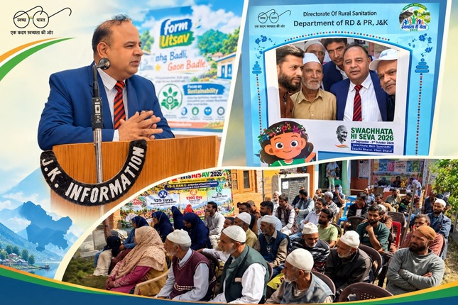 'RD&PR organises Special Gram Sabhas across 4,291 Panchayats of J&K'